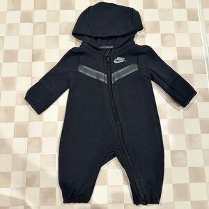Nike tech Black Hooded One Piece for Kids